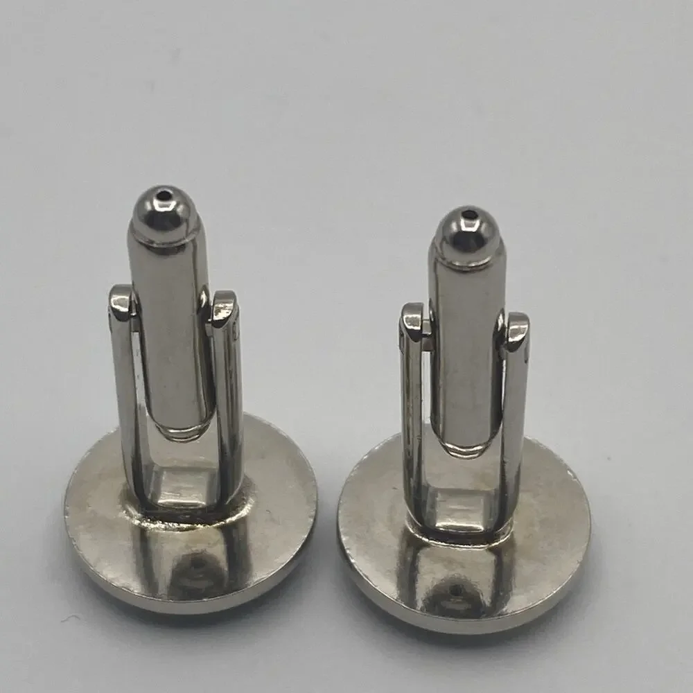 Marvel Comics THE PUNISHER Silvertone / Black Cuff Link Cufflinks Gothic Skull